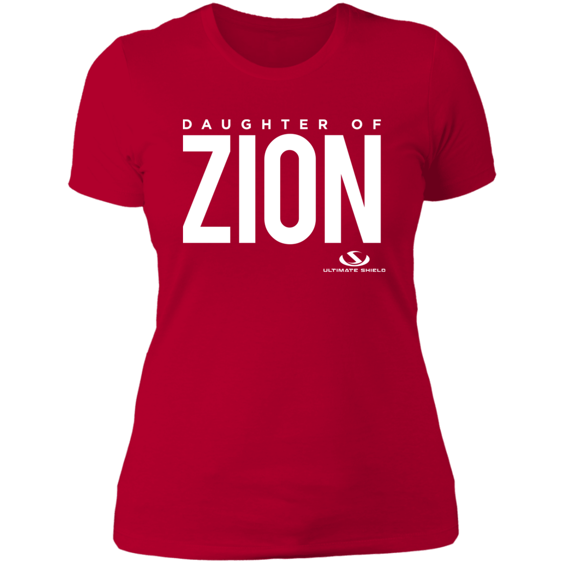 DAUGHTER OF ZION Ladies' Boyfriend T-Shirt - The Shield of Light