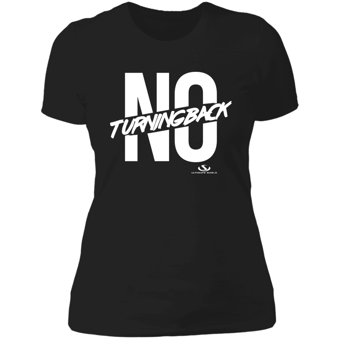 NO TURNING BACK Ladies' Boyfriend T-Shirt - The Shield of Light