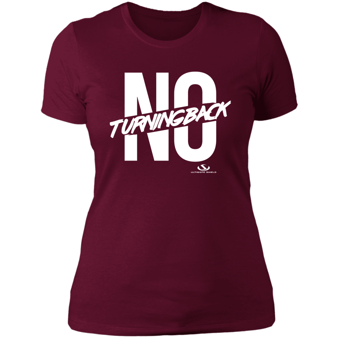 NO TURNING BACK Ladies' Boyfriend T-Shirt - The Shield of Light