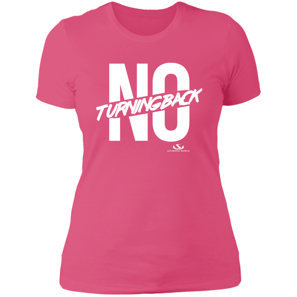 NO TURNING BACK Ladies' Boyfriend T-Shirt - The Shield of Light