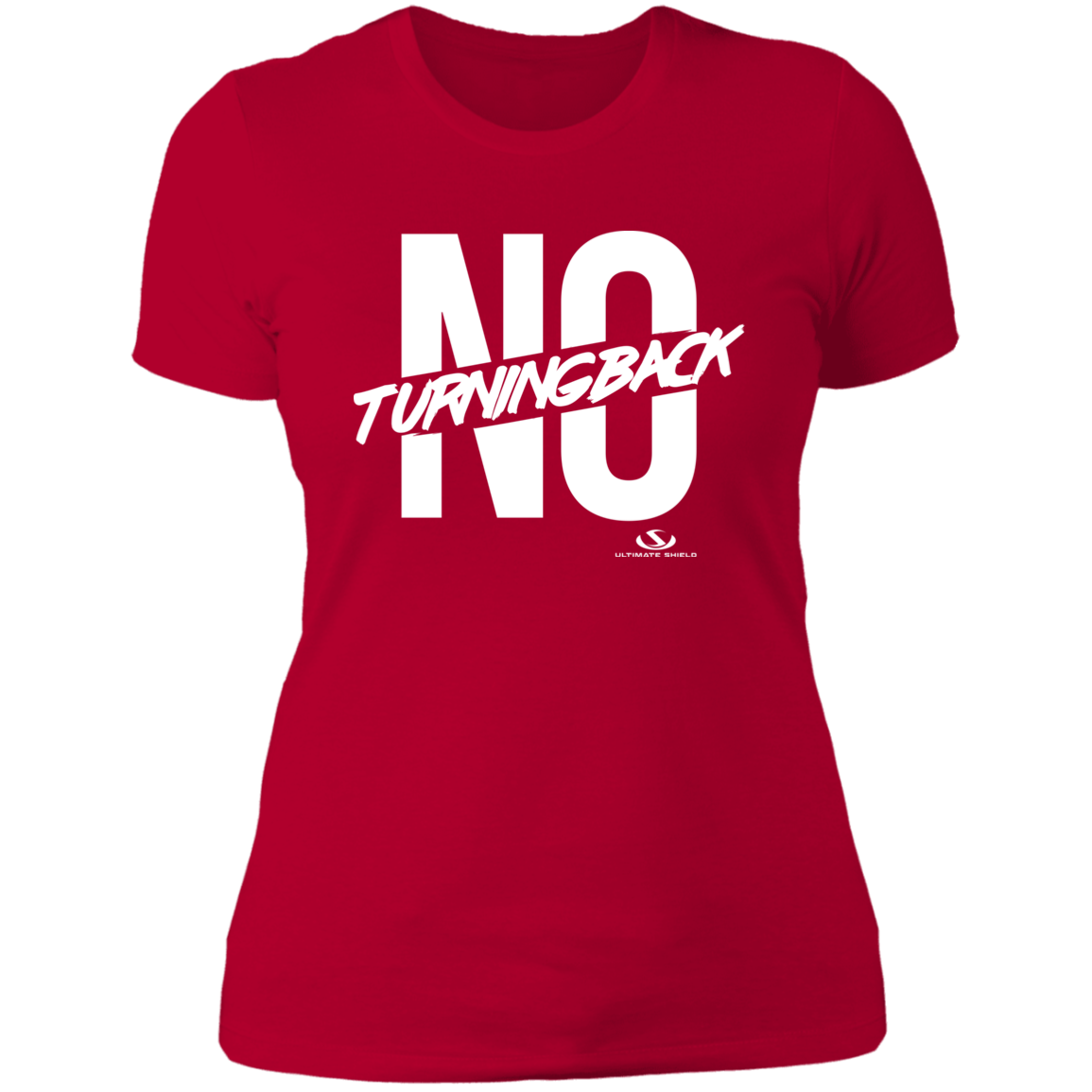 NO TURNING BACK Ladies' Boyfriend T-Shirt - The Shield of Light