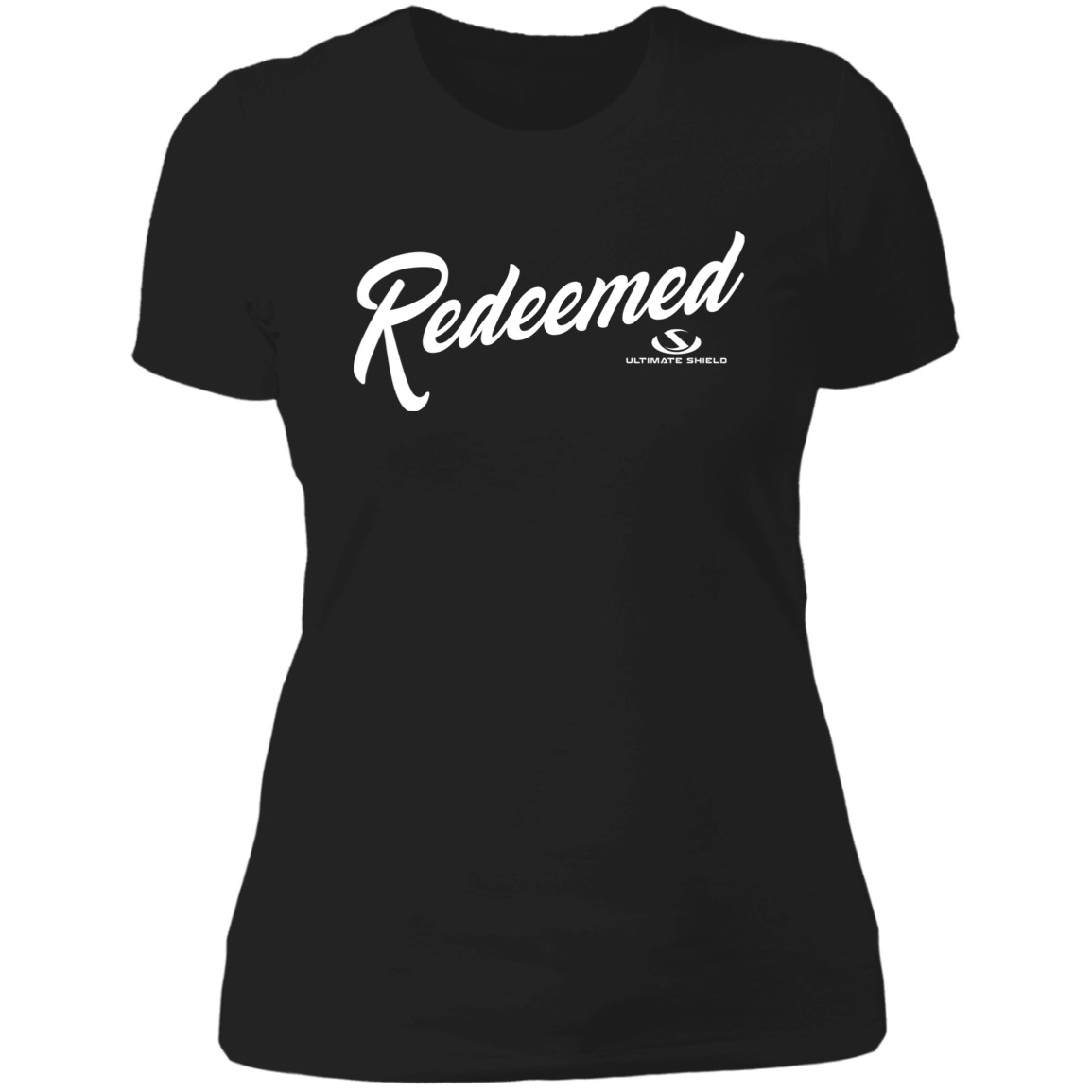 REDEEMED Ladies' Boyfriend T-Shirt - The Shield of Light