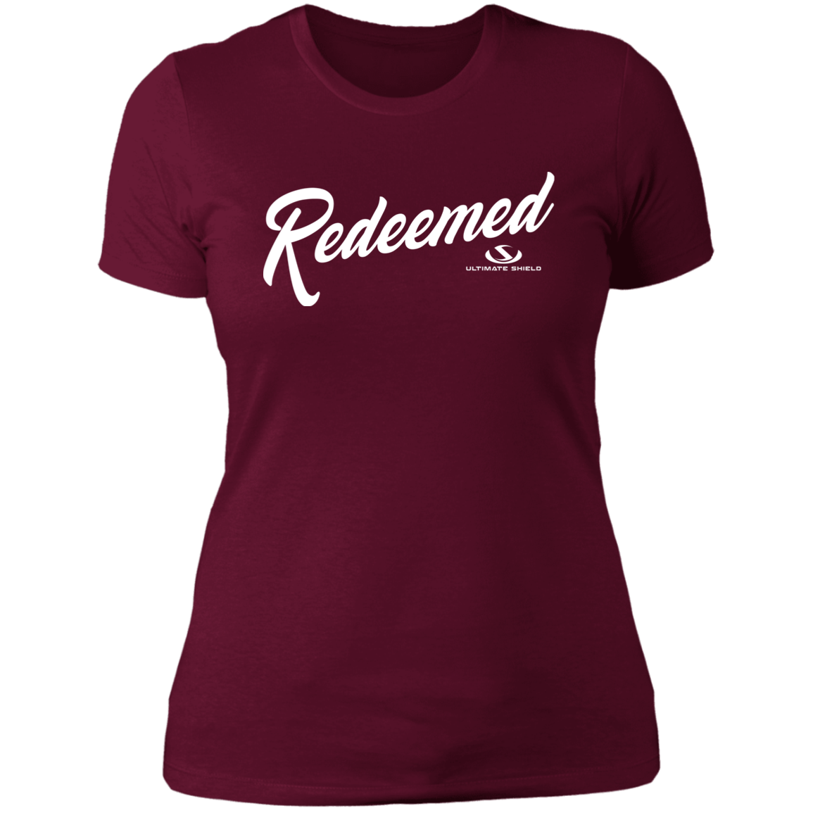 REDEEMED Ladies' Boyfriend T-Shirt - The Shield of Light