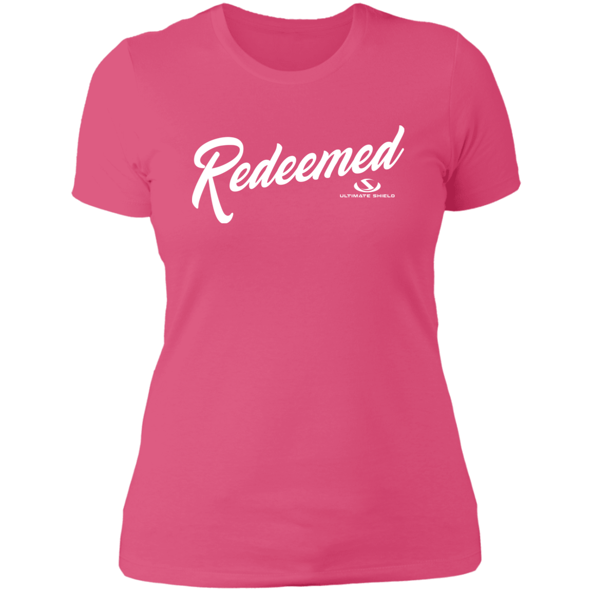 REDEEMED Ladies' Boyfriend T-Shirt - The Shield of Light