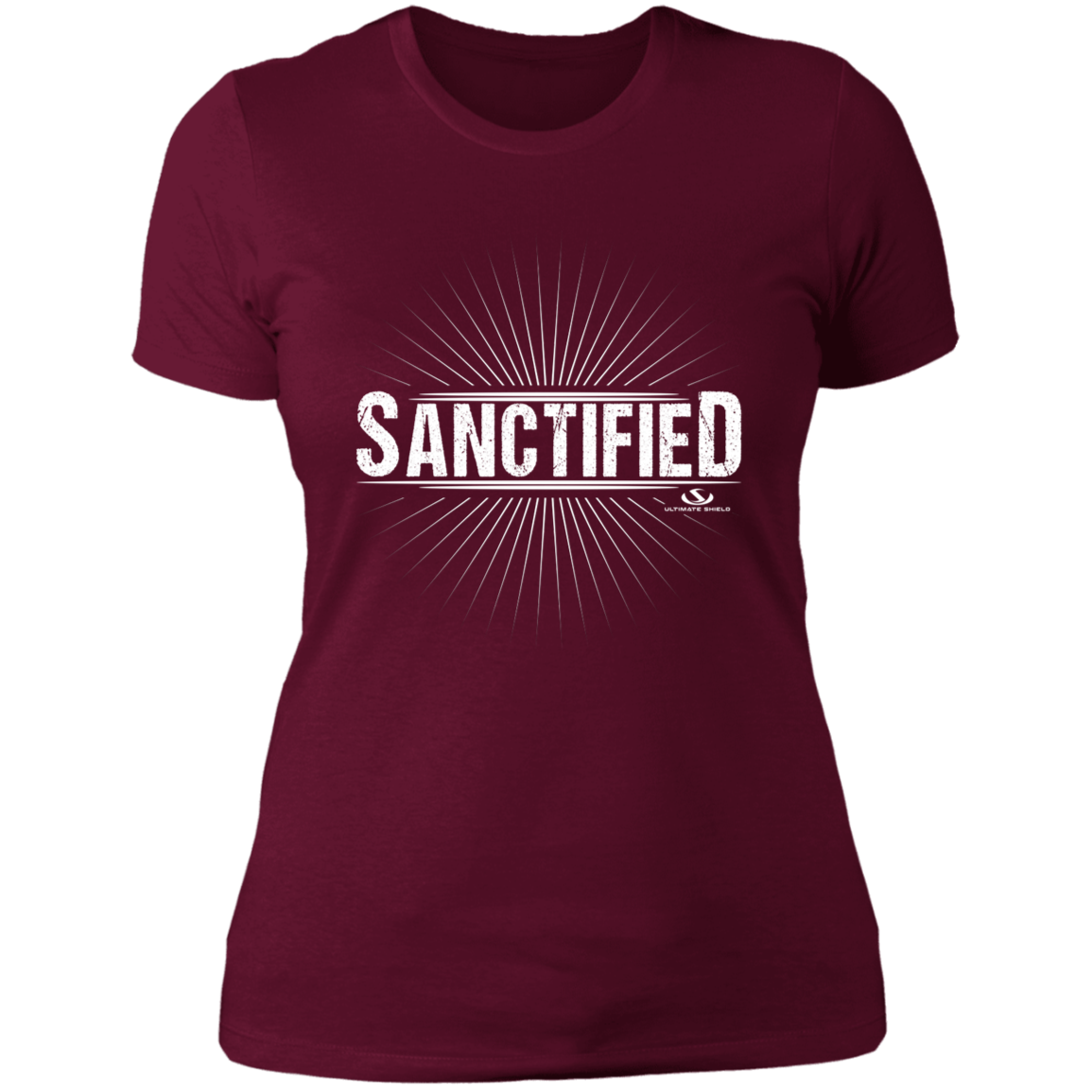 SANCTIFIED Ladies' Boyfriend T-Shirt - The Shield of Light