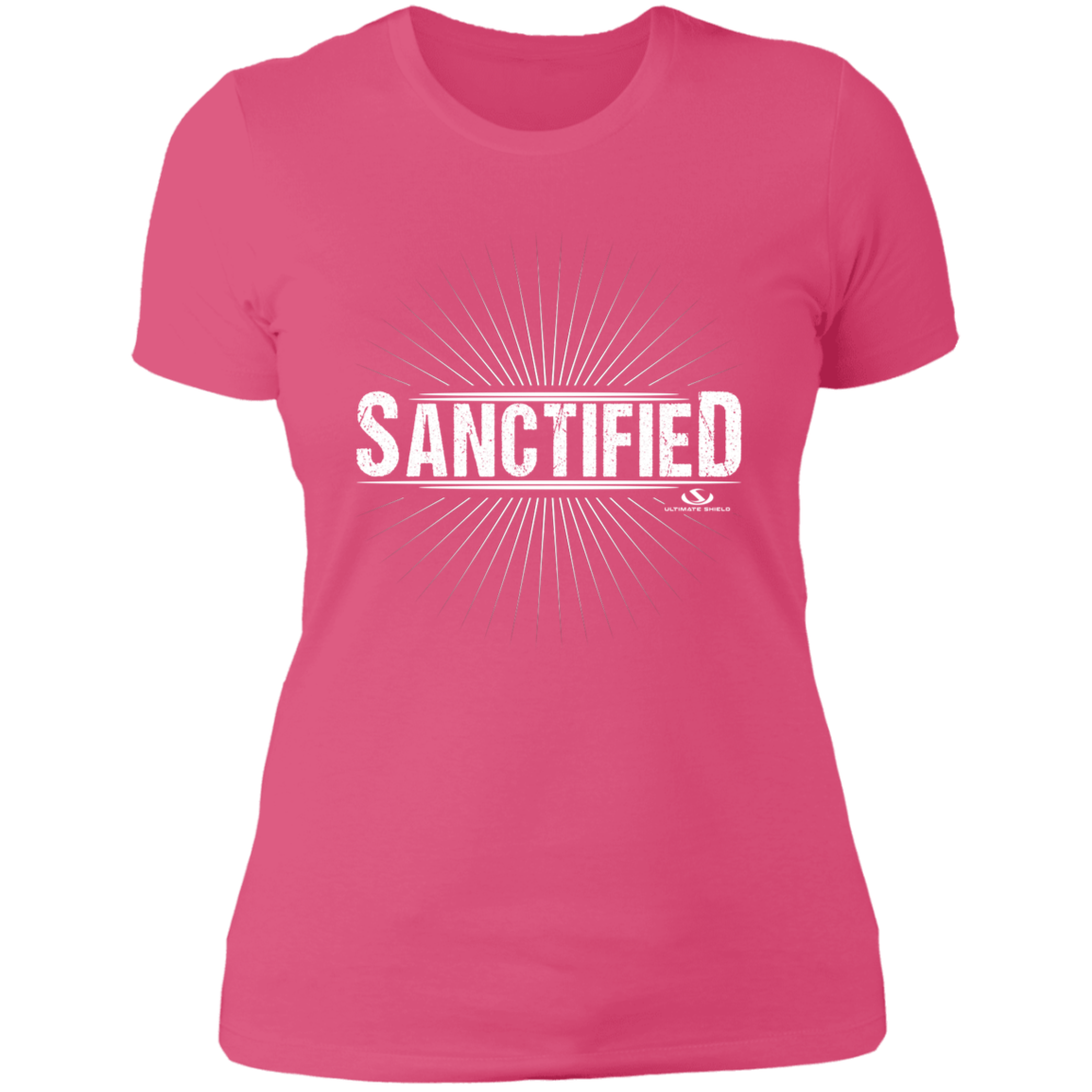 SANCTIFIED Ladies' Boyfriend T-Shirt - The Shield of Light