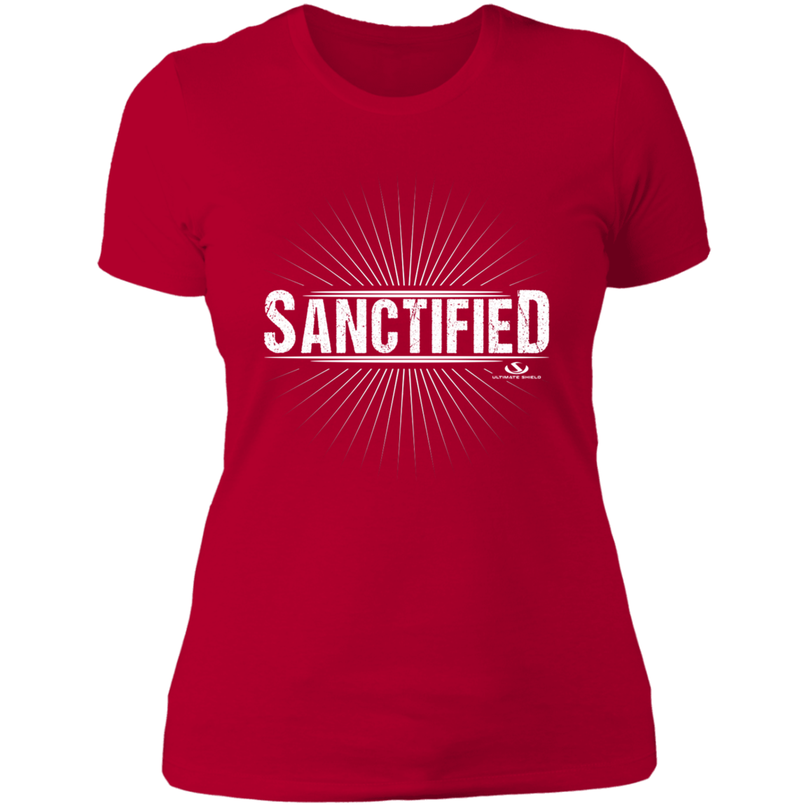 SANCTIFIED Ladies' Boyfriend T-Shirt - The Shield of Light