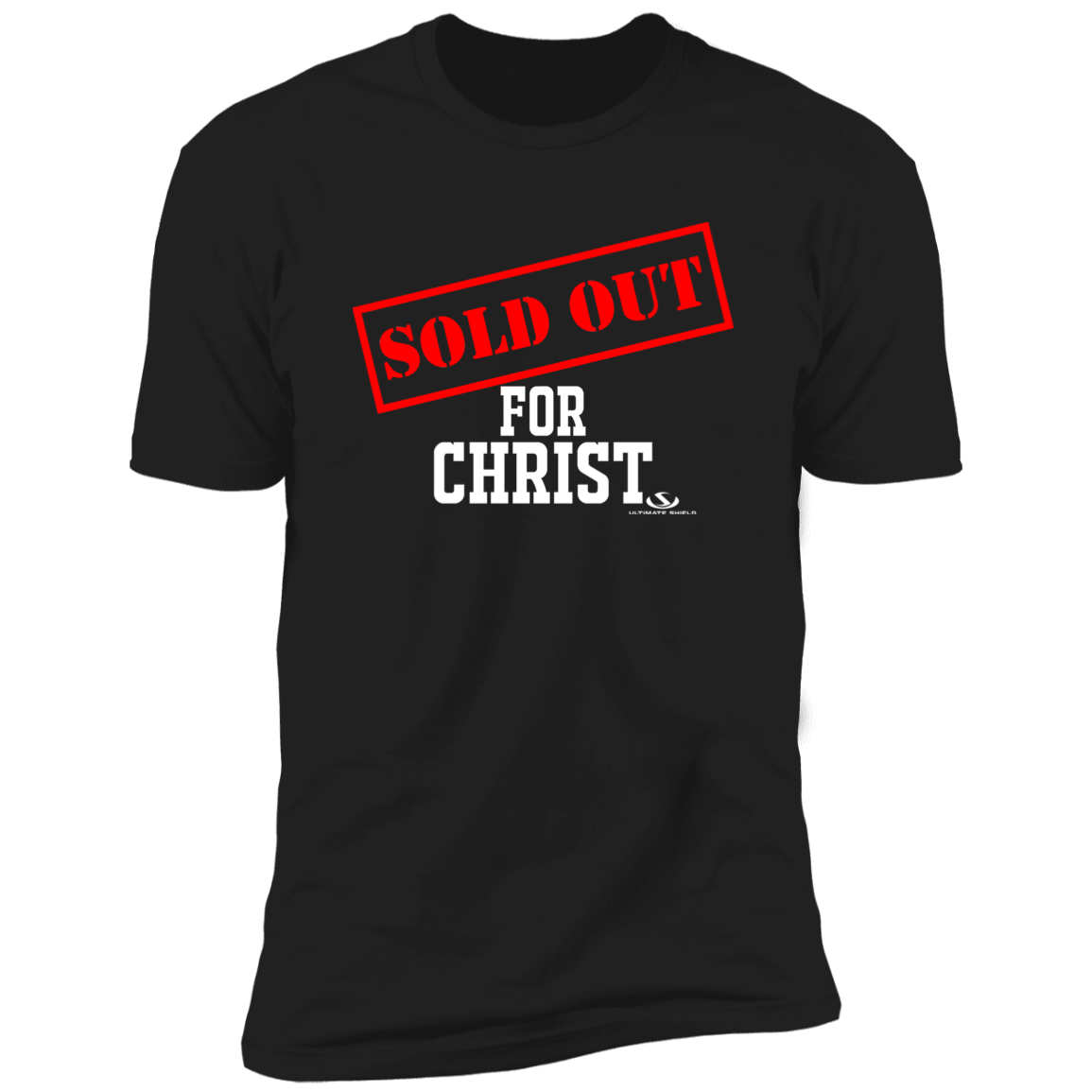 SOLD OUT FOR CHRIST Premium Short Sleeve T-Shirt - The Shield of Light