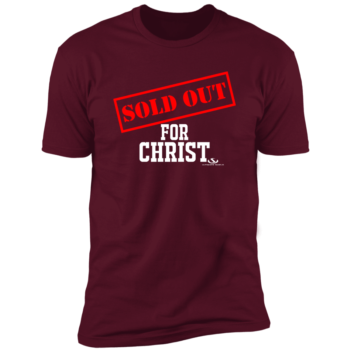 SOLD OUT FOR CHRIST Premium Short Sleeve T-Shirt - The Shield of Light
