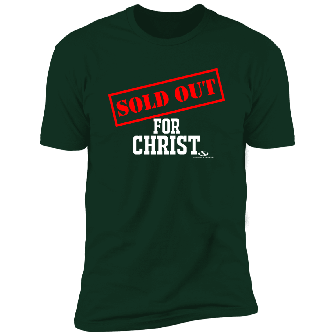 SOLD OUT FOR CHRIST Premium Short Sleeve T-Shirt - The Shield of Light