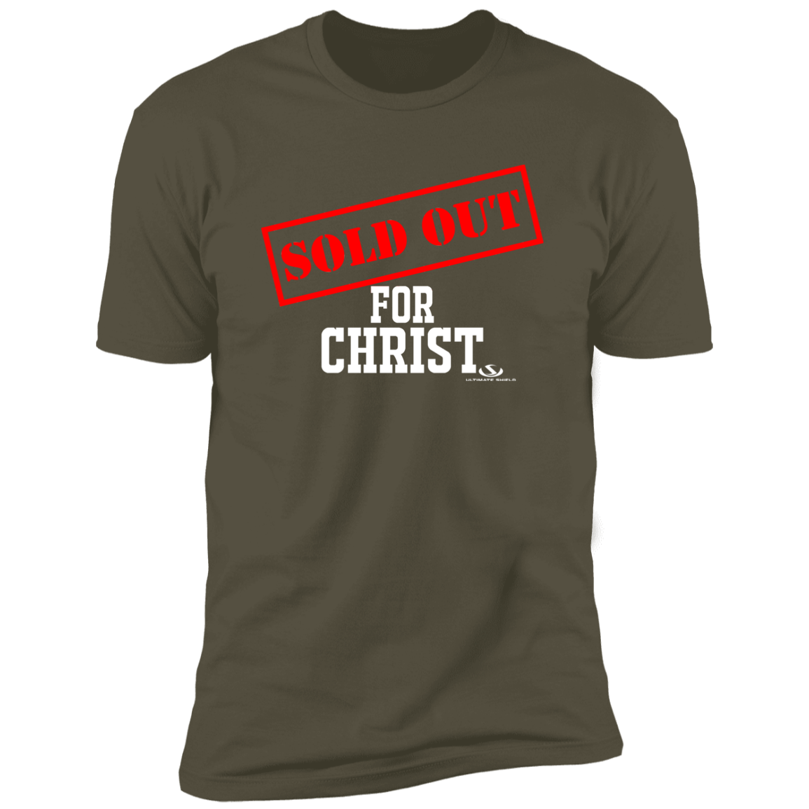 SOLD OUT FOR CHRIST Premium Short Sleeve T-Shirt - The Shield of Light