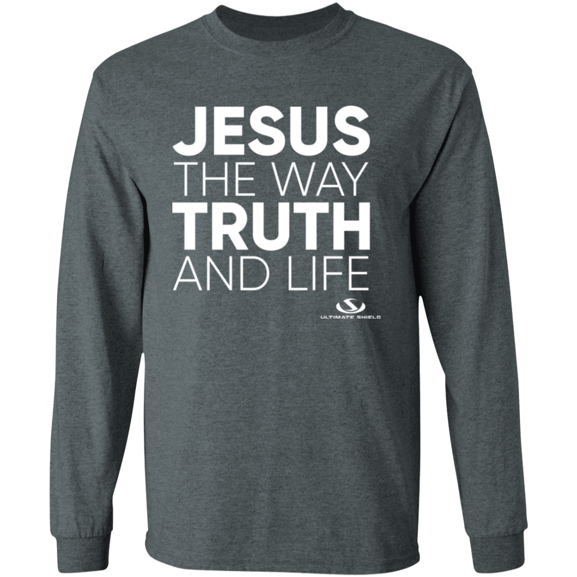 JESUS THE WAY LS T-Shirt 5.3 oz. - The Shield of Light