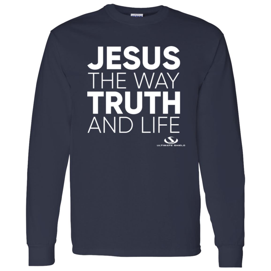 JESUS THE WAY LS T-Shirt 5.3 oz. - The Shield of Light