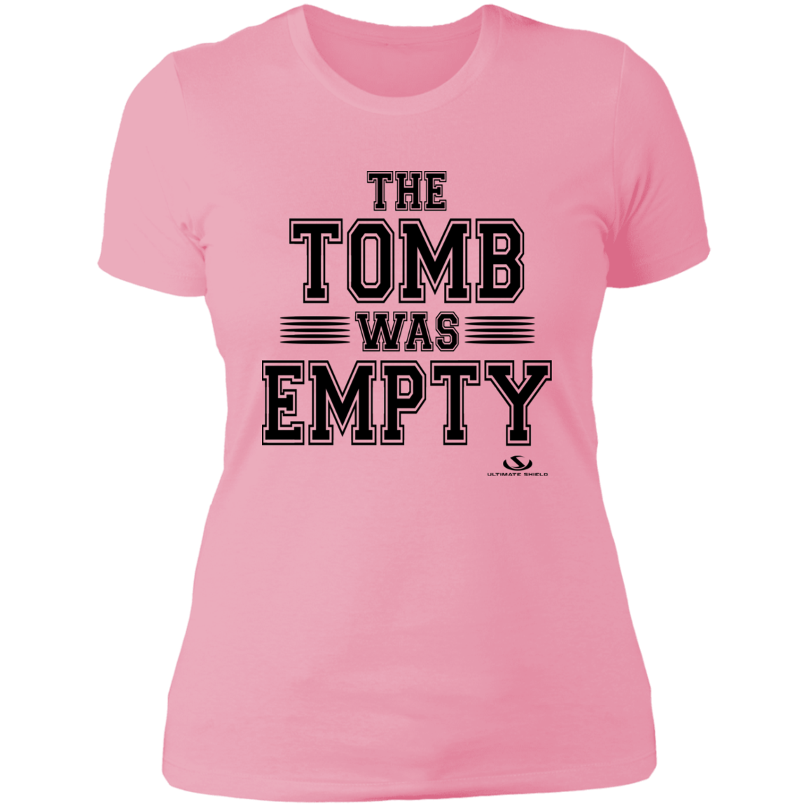 THE TOMB WAS EMPTY Ladies' Boyfriend T-Shirt - The Shield of Light