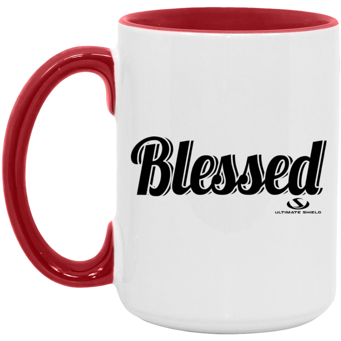 BLESSED 15oz. Accent Mug - The Shield of Light