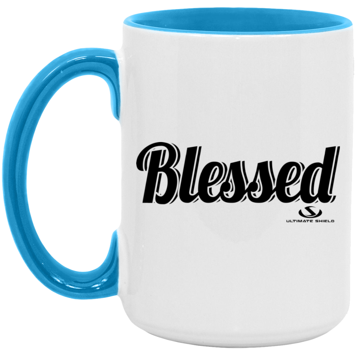 BLESSED 15oz. Accent Mug - The Shield of Light