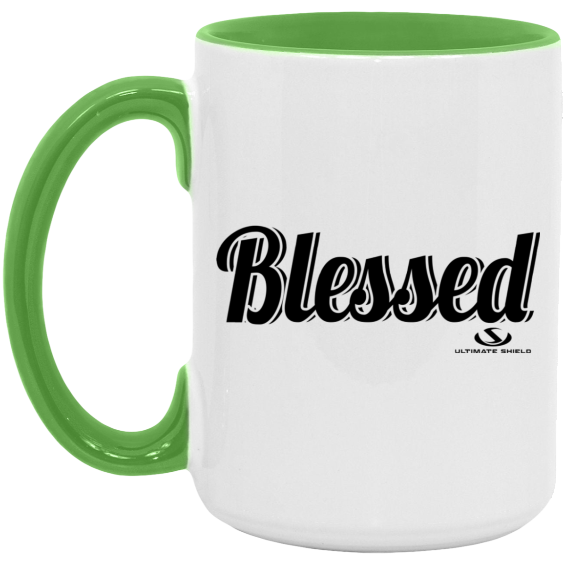 BLESSED 15oz. Accent Mug - The Shield of Light