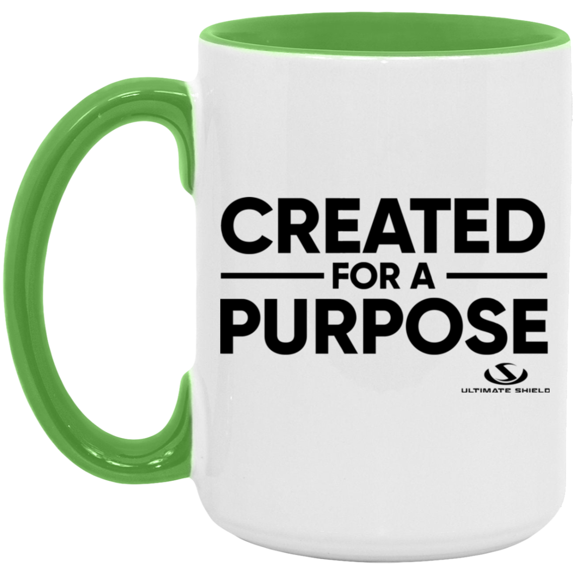 CREATED FOR A PURPOSE 15oz. Accent Mug - The Shield of Light