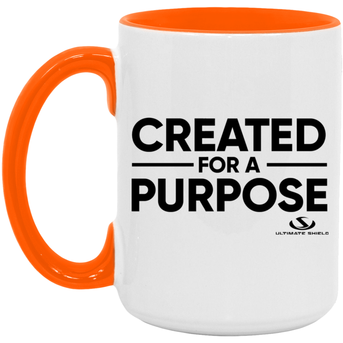 CREATED FOR A PURPOSE 15oz. Accent Mug - The Shield of Light