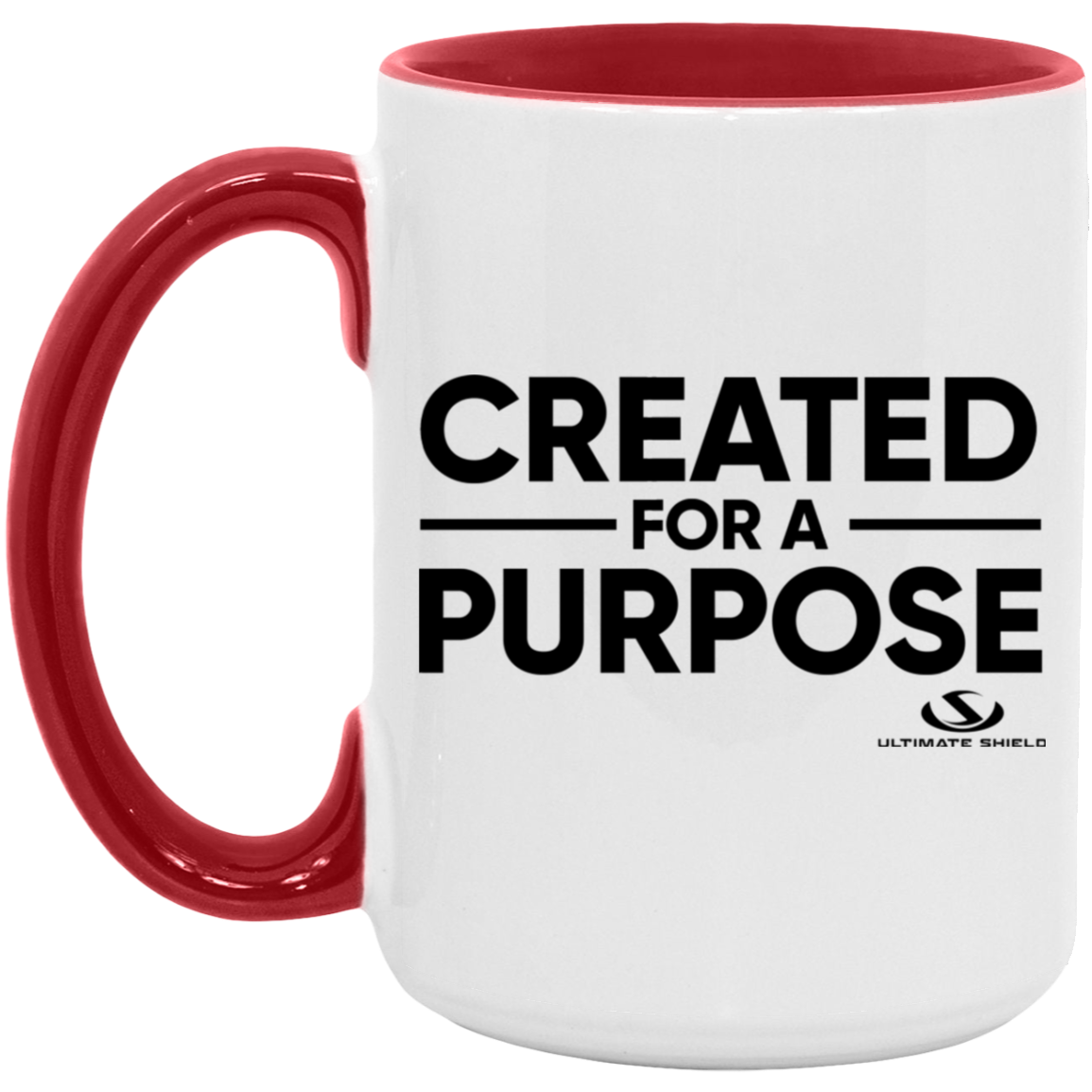 CREATED FOR A PURPOSE 15oz. Accent Mug - The Shield of Light