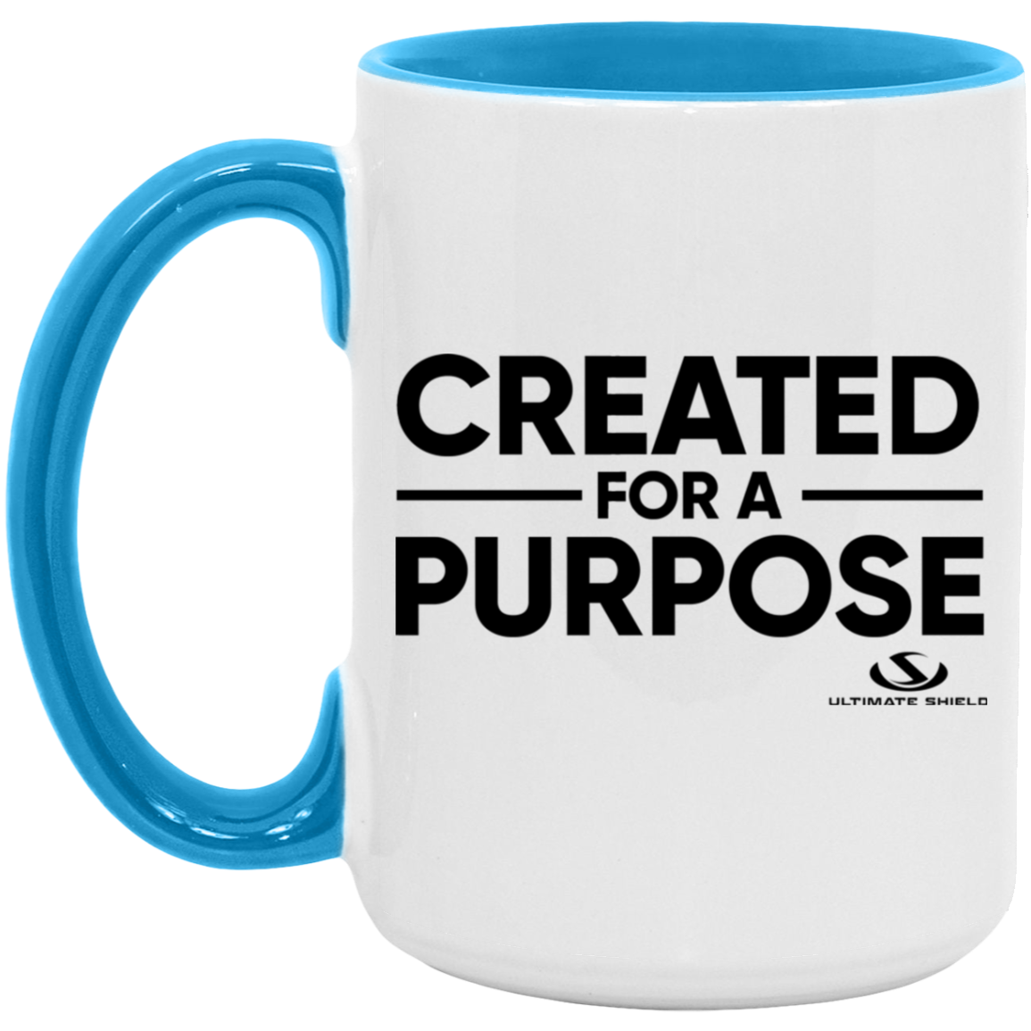 CREATED FOR A PURPOSE 15oz. Accent Mug - The Shield of Light