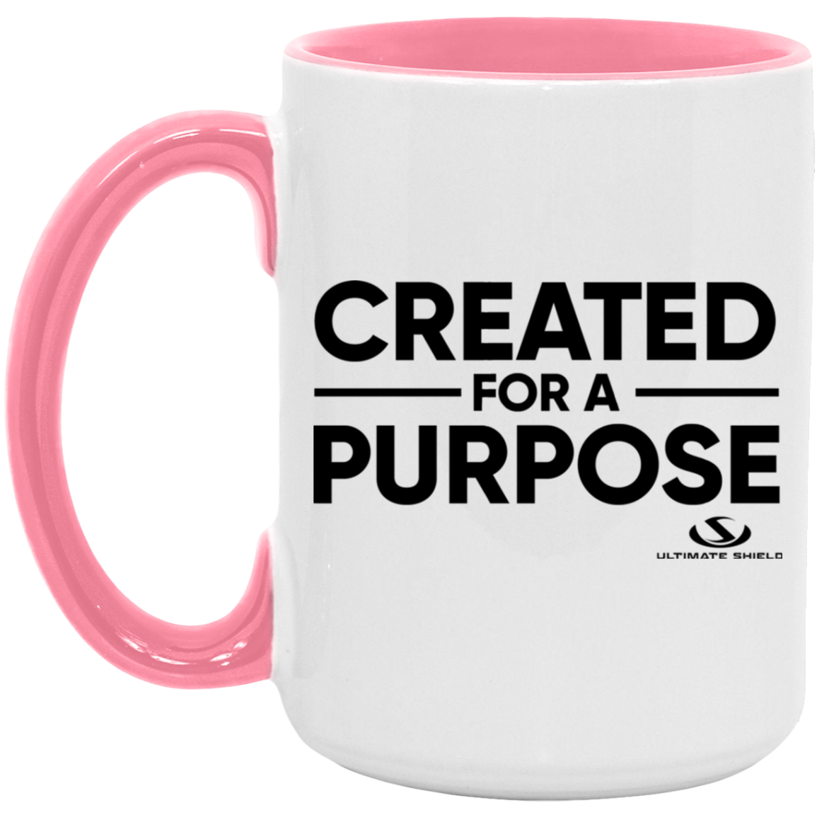 CREATED FOR A PURPOSE 15oz. Accent Mug - The Shield of Light