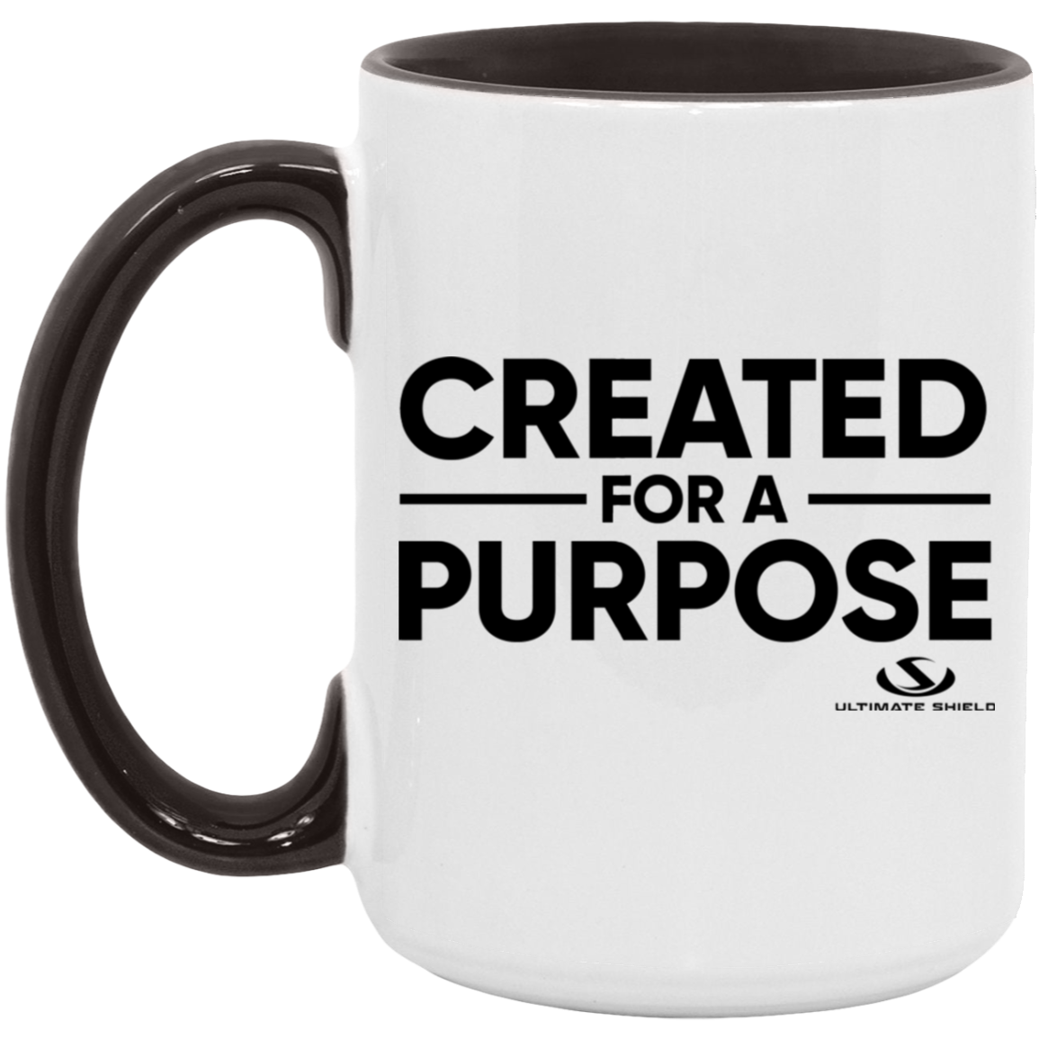 CREATED FOR A PURPOSE 15oz. Accent Mug - The Shield of Light