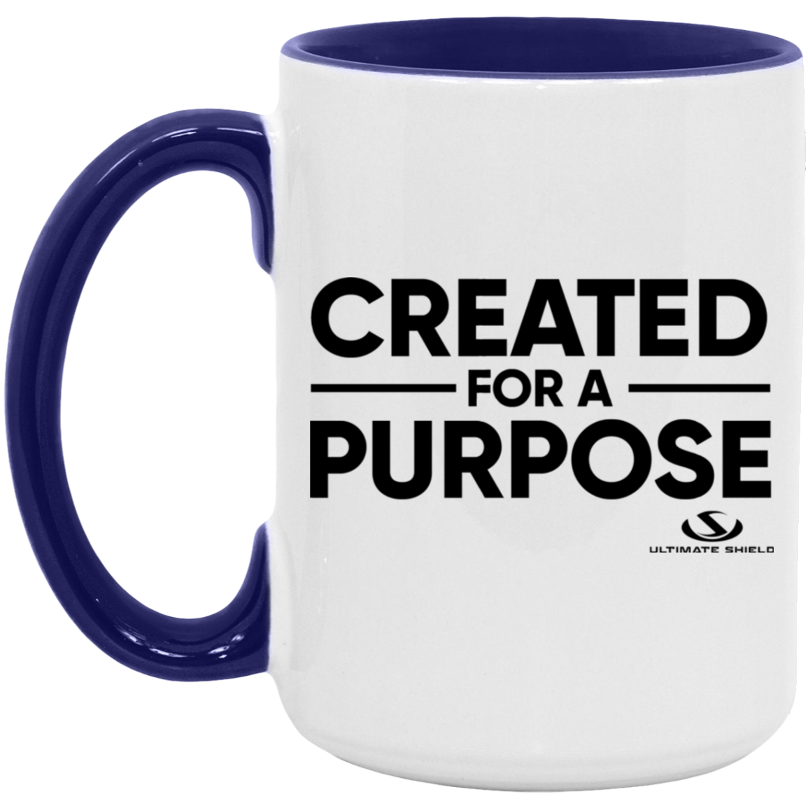 CREATED FOR A PURPOSE 15oz. Accent Mug - The Shield of Light