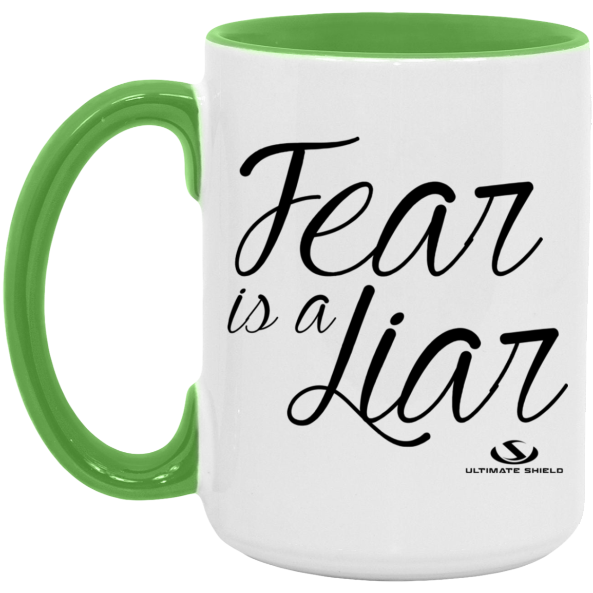 FEAR IS A LIAR 15oz. Accent Mug - The Shield of Light