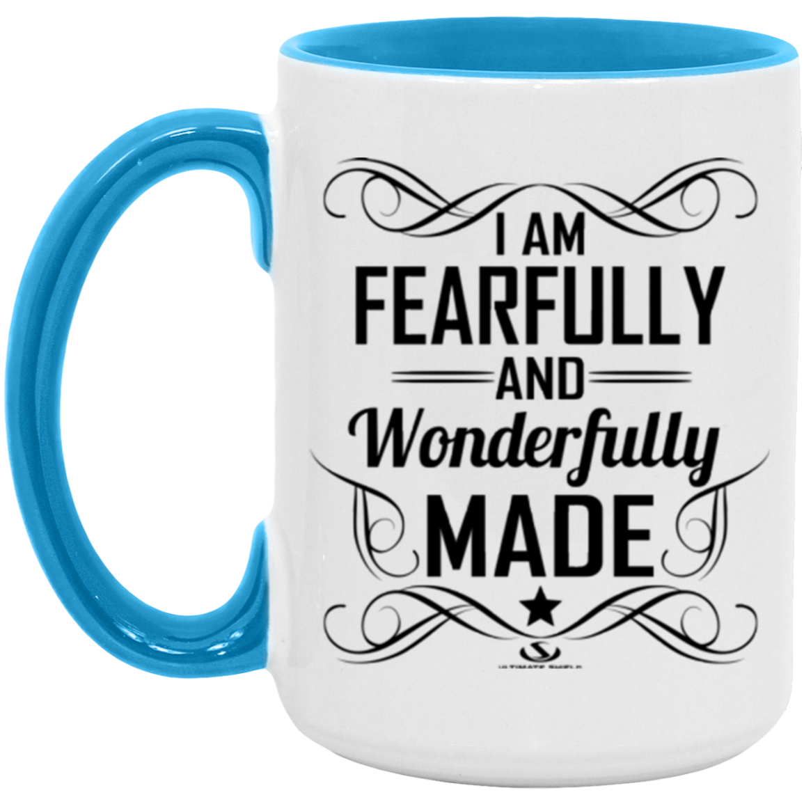 I AM FEARFULLY AND WONDERFULLY MADE 15oz. Accent Mug - The Shield of Light