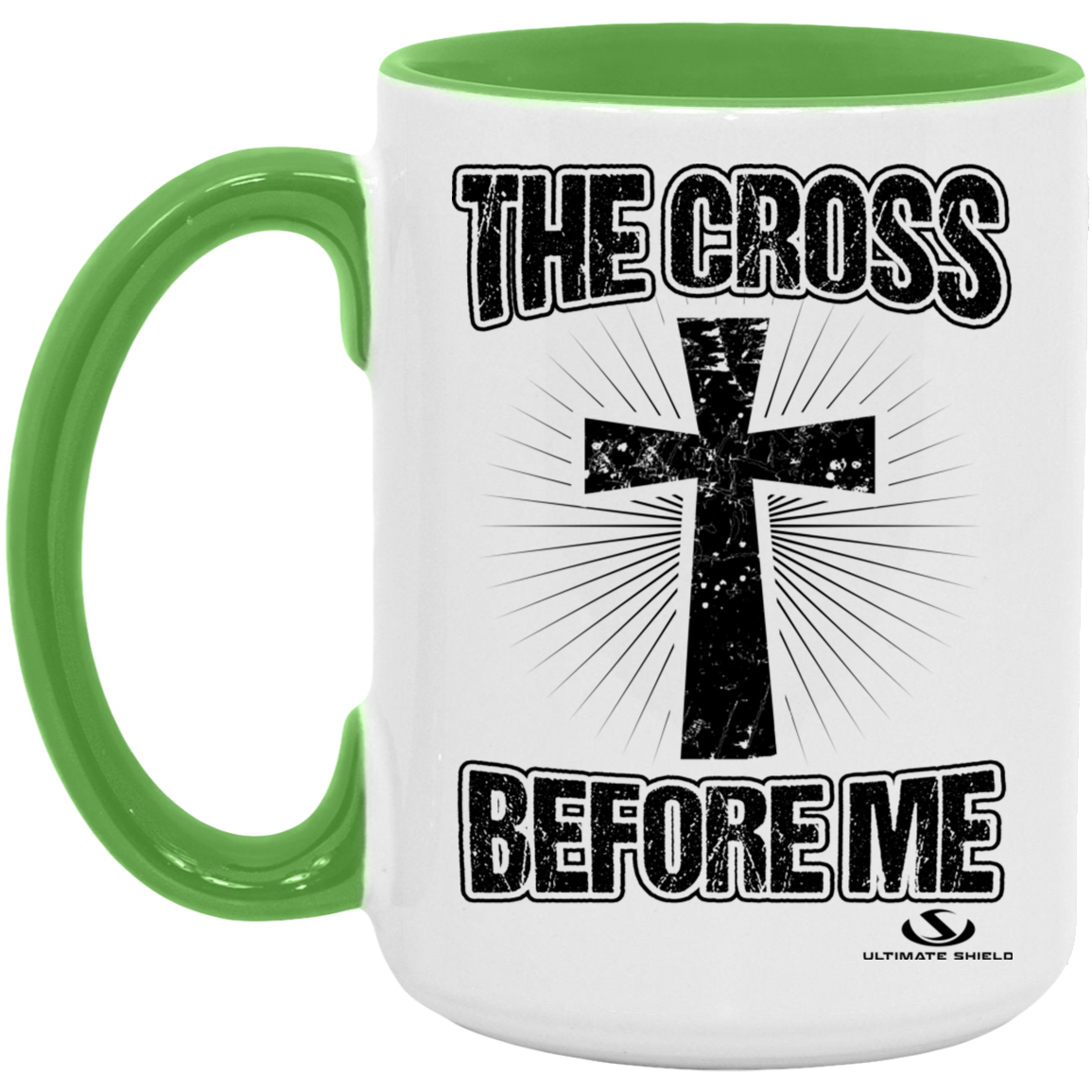 THE CROSS BEFORE ME 15oz. Accent Mug - The Shield of Light