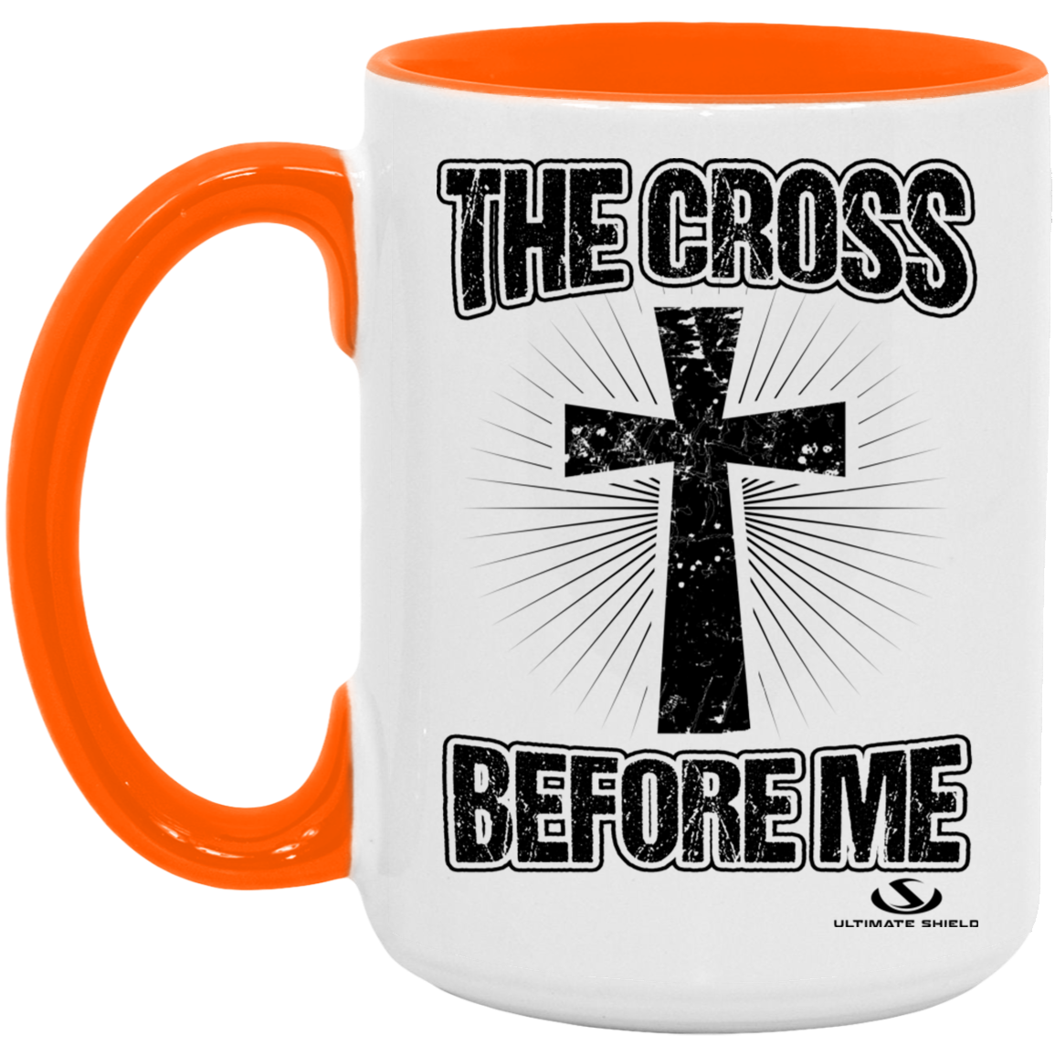 THE CROSS BEFORE ME 15oz. Accent Mug - The Shield of Light