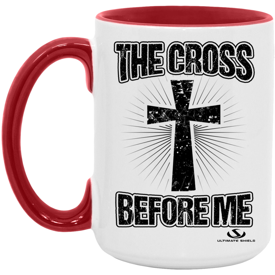 THE CROSS BEFORE ME 15oz. Accent Mug - The Shield of Light