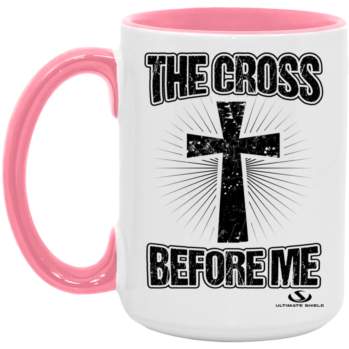 THE CROSS BEFORE ME 15oz. Accent Mug - The Shield of Light