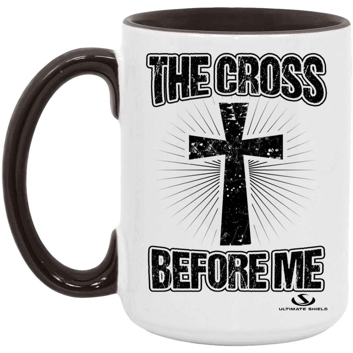 THE CROSS BEFORE ME 15oz. Accent Mug - The Shield of Light