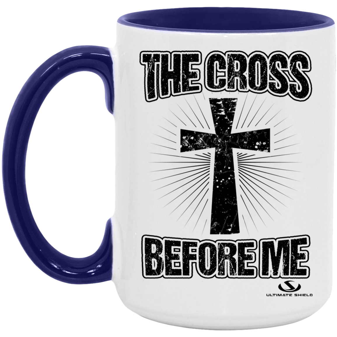 THE CROSS BEFORE ME 15oz. Accent Mug - The Shield of Light