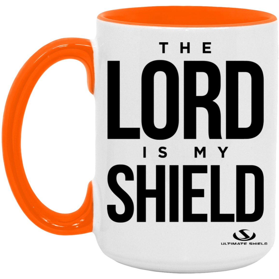 THE LORD IS MY SHIELD 15oz. Accent Mug - The Shield of Light