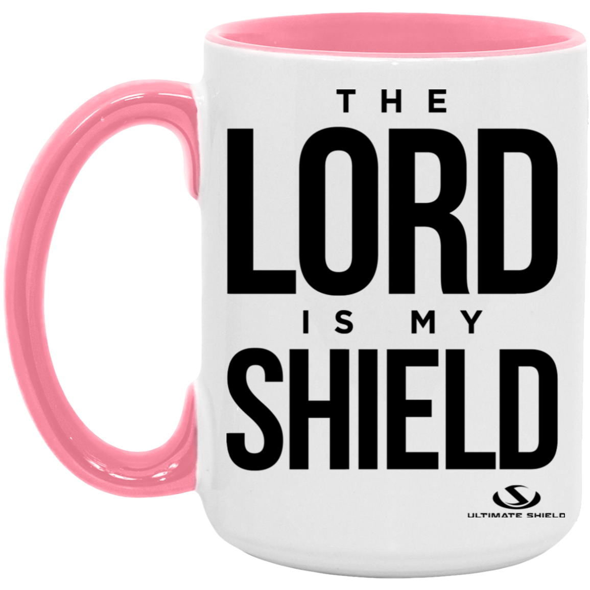 THE LORD IS MY SHIELD 15oz. Accent Mug - The Shield of Light