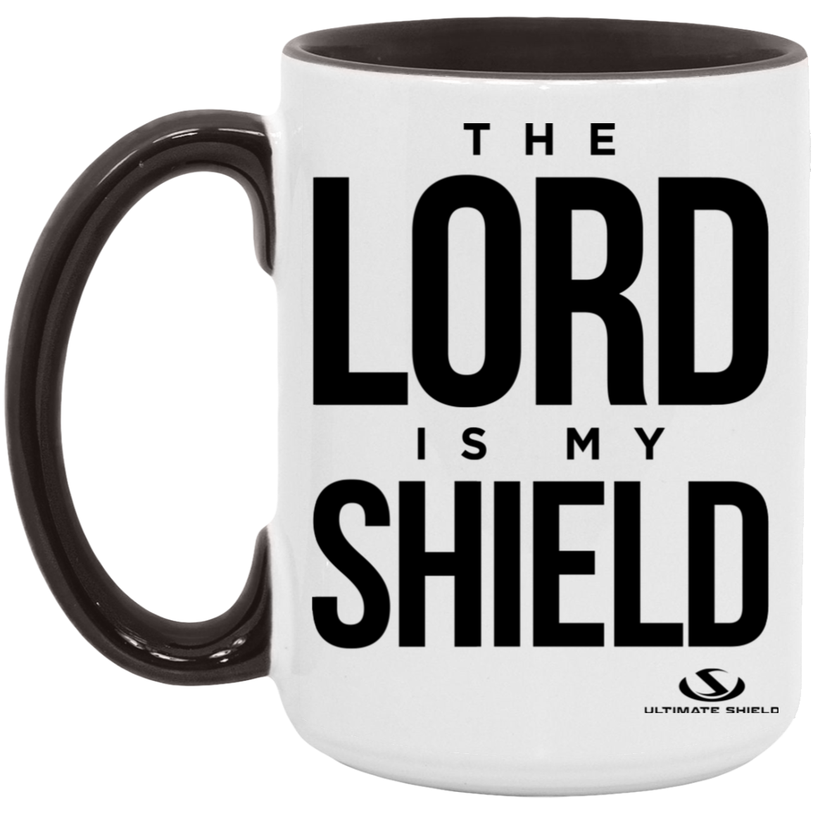 THE LORD IS MY SHIELD 15oz. Accent Mug - The Shield of Light