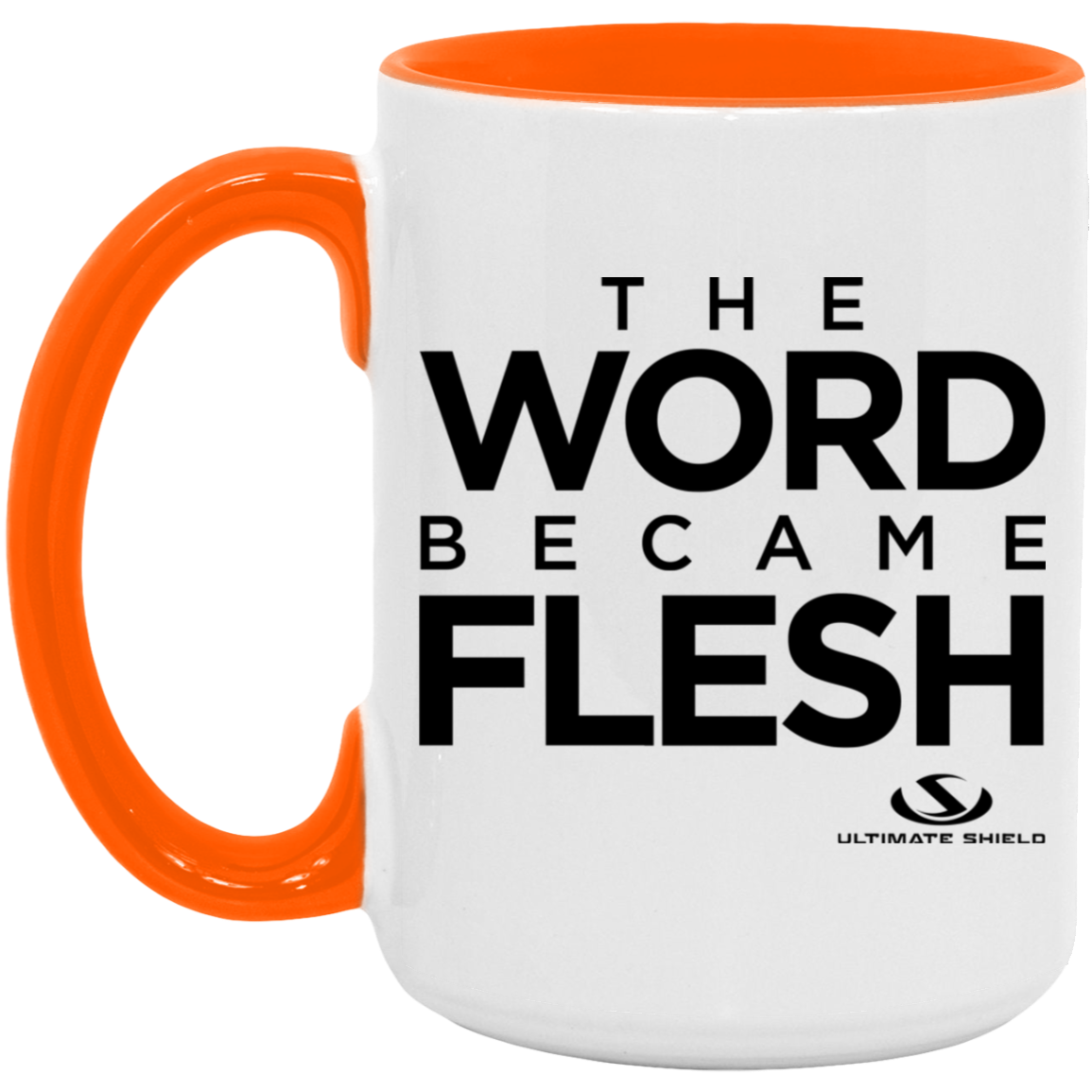 THE WORLD BECAME FLESH 15oz. Accent Mug - The Shield of Light