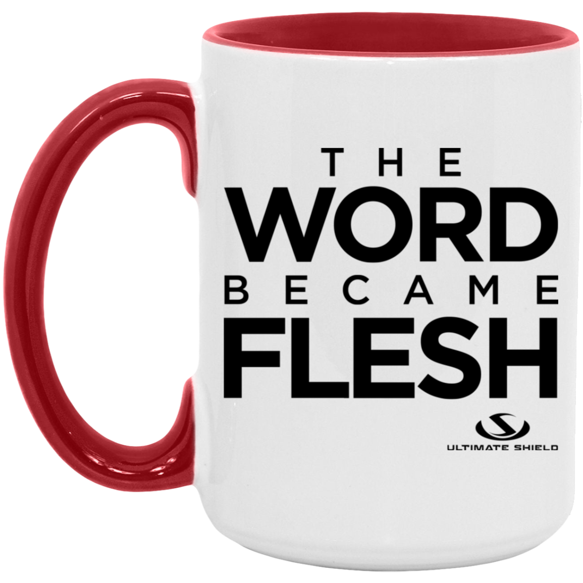 THE WORLD BECAME FLESH 15oz. Accent Mug - The Shield of Light