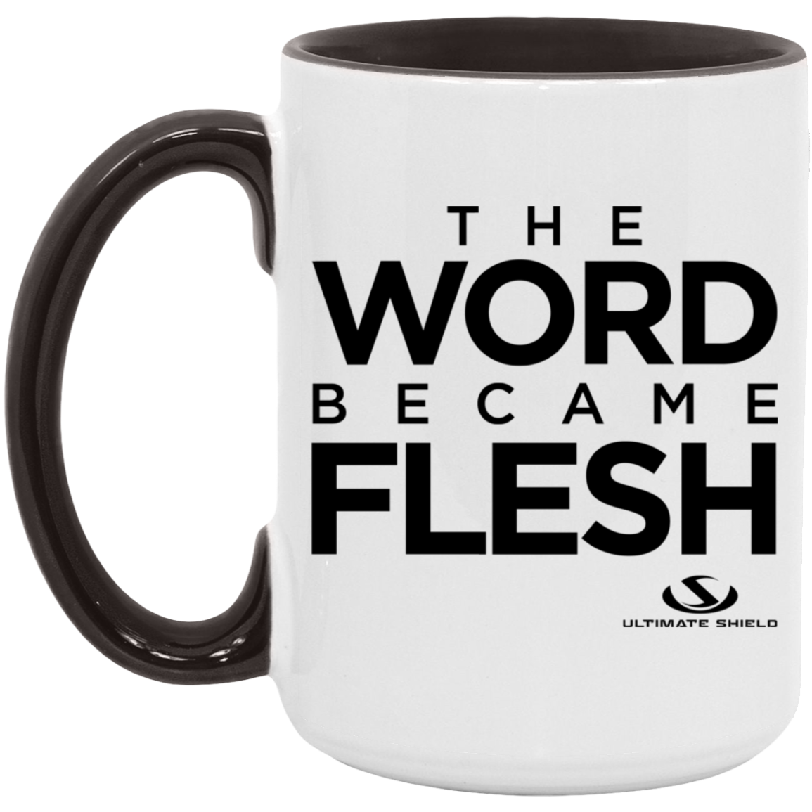 THE WORLD BECAME FLESH 15oz. Accent Mug - The Shield of Light