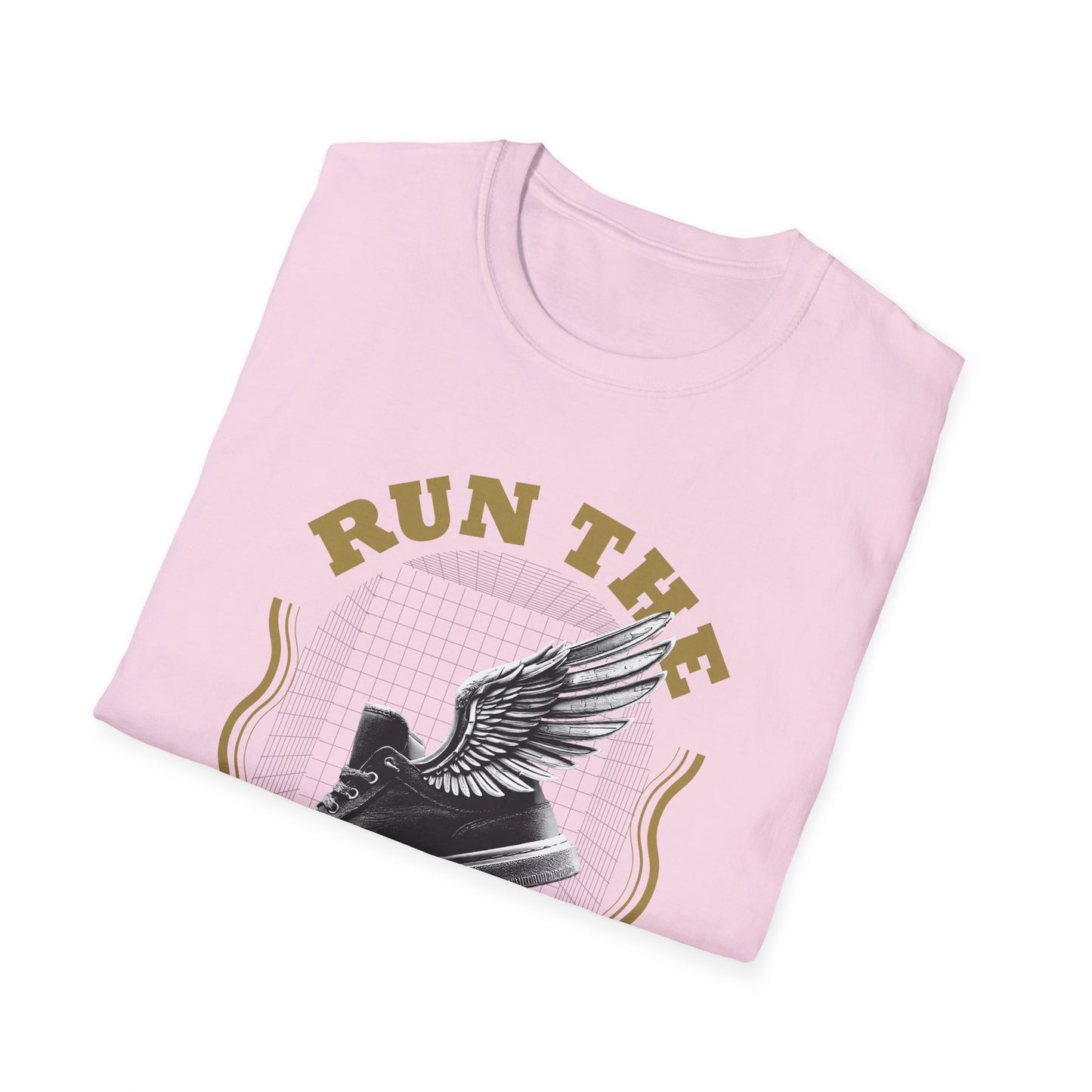 "Run The Race" Unisex Softstyle T-Shirt