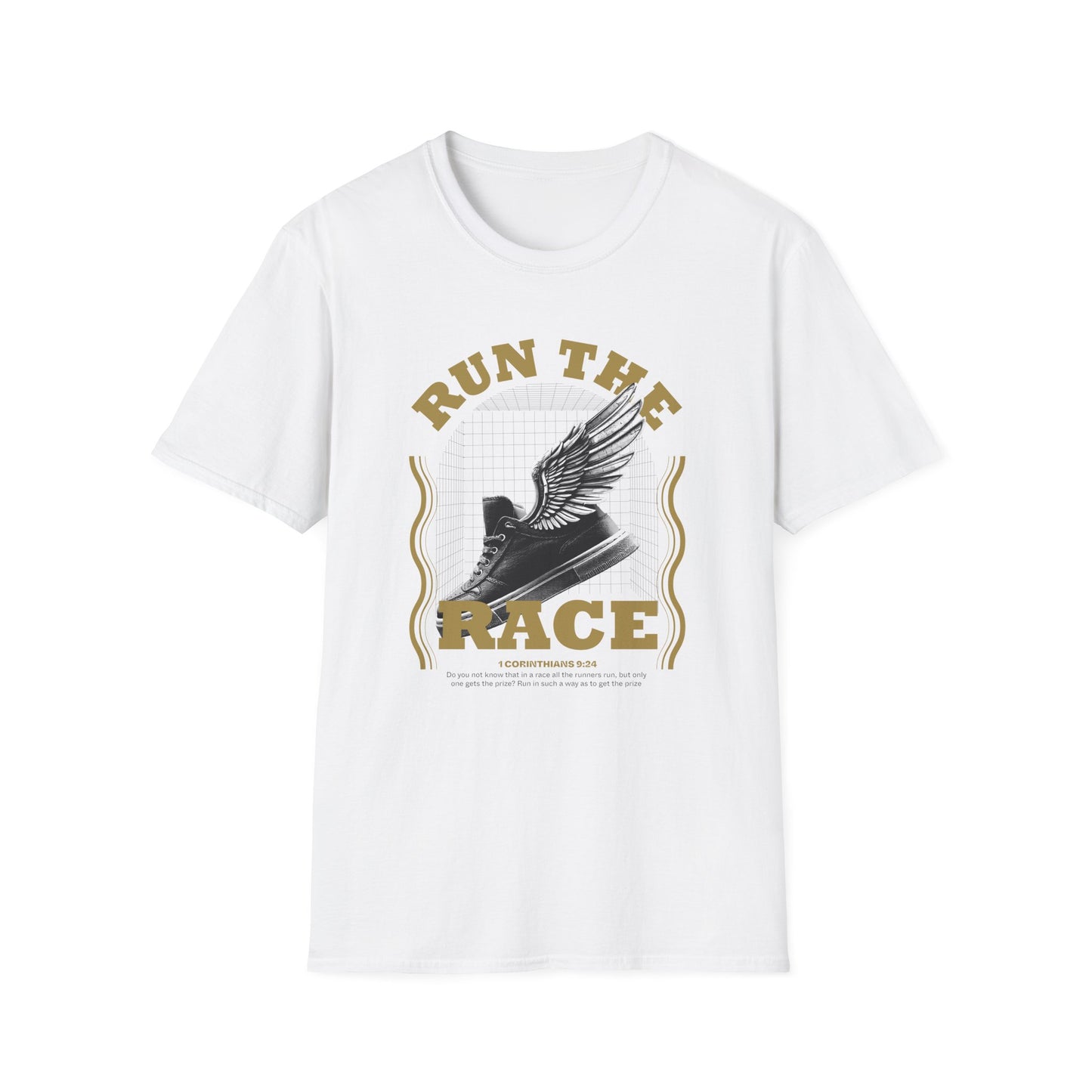 "Run The Race" Unisex Softstyle T-Shirt