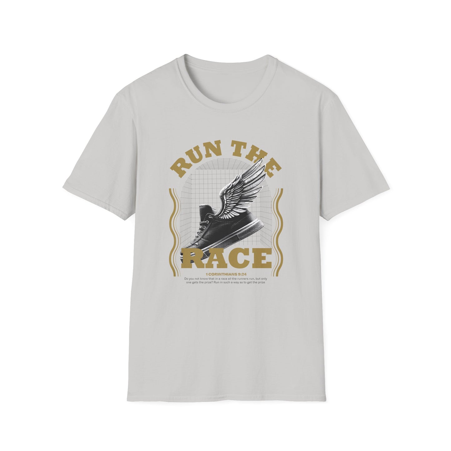 "Run The Race" Unisex Softstyle T-Shirt