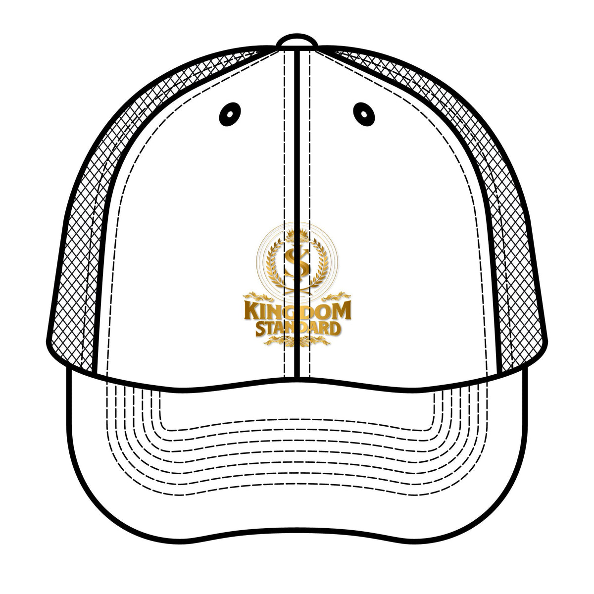 Stylish Trucker Retro Hat - Kingdom Standard Design - The Shield of Light