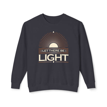 "Let There Be Light" Unisex Lightweight Crewneck Sweatshirt