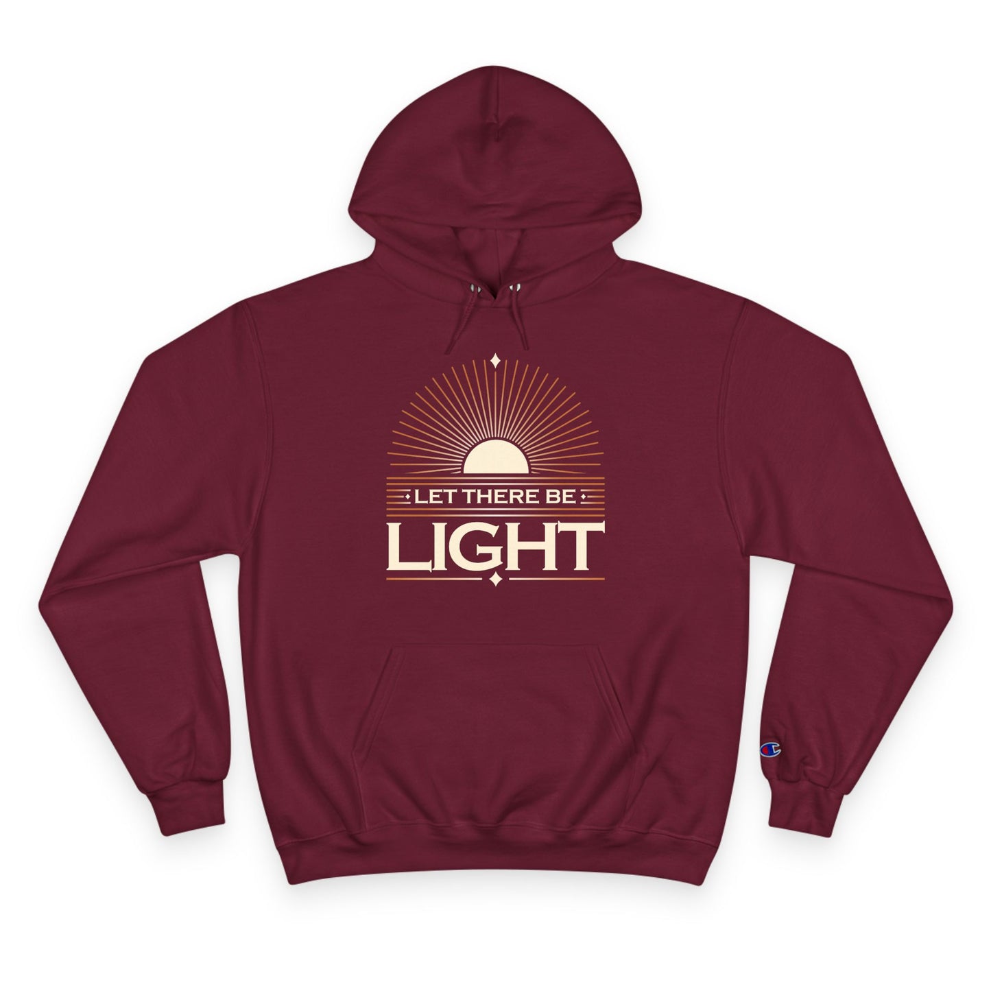 "Let There Be Light" Inspirational Champion Hoodie