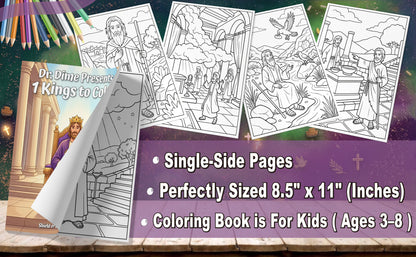Dr. Dime Presents 1 Kings to Color