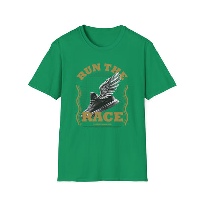 "Run The Race" Unisex Softstyle T-Shirt